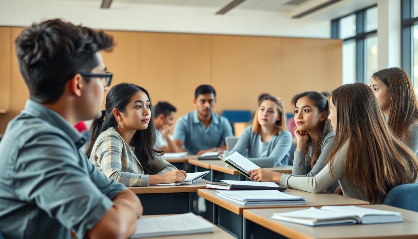 Structured study materials and learning resources on a desk